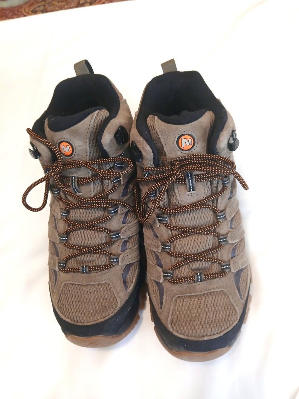 Men's Merrill Moab 3 mid hiking boots, size 9